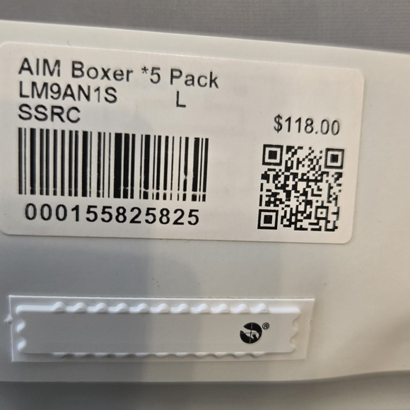 Lululemon AlM Boxer *5 Pack Size L New - Picture 3 of 3